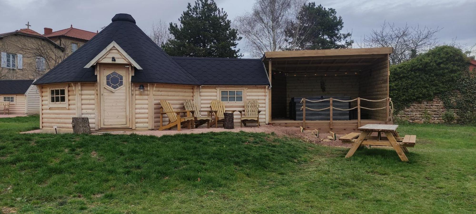 Les Cabanes Du Grand Nord Pradines  Экстерьер фото
